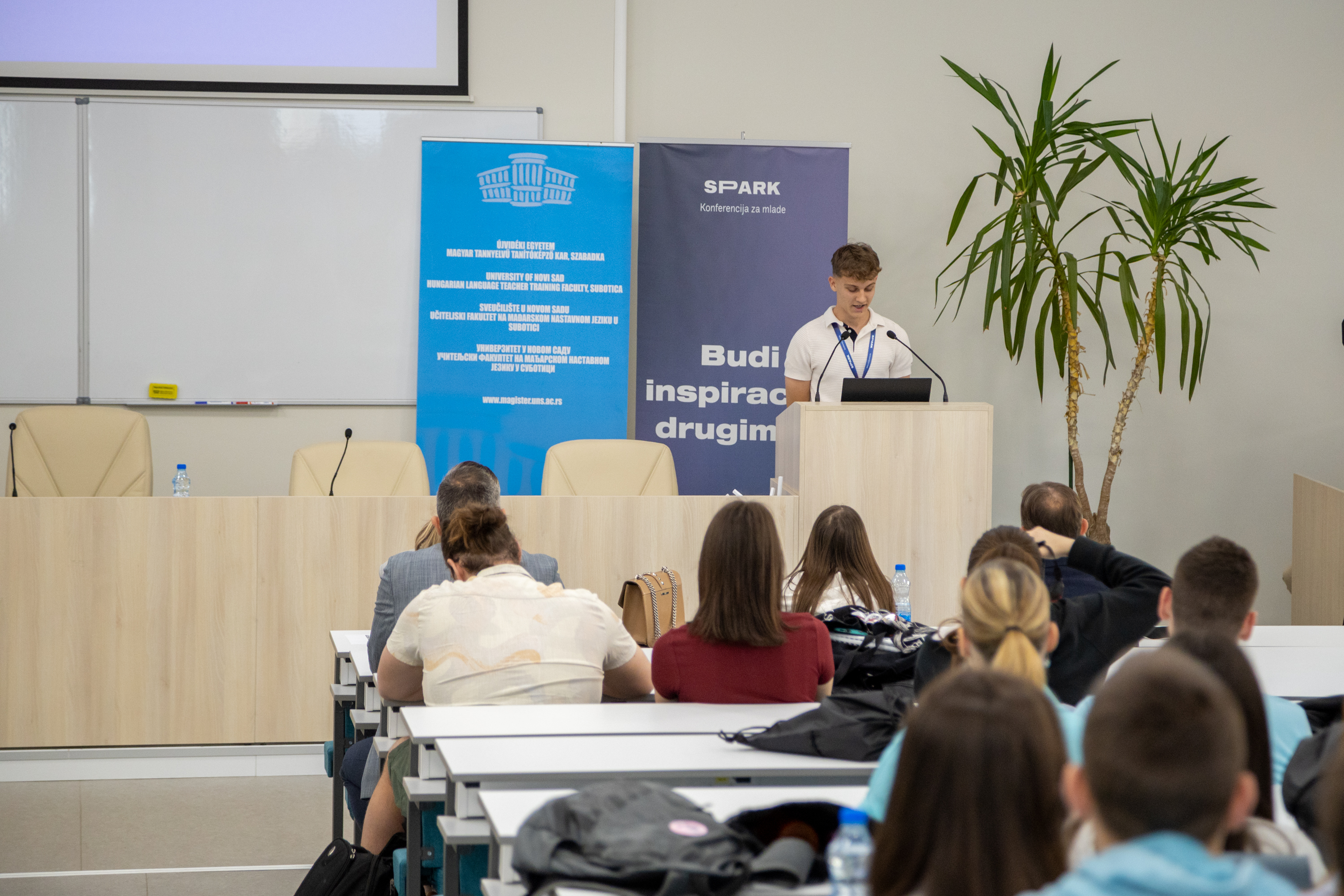 Students collaborating on educational projects